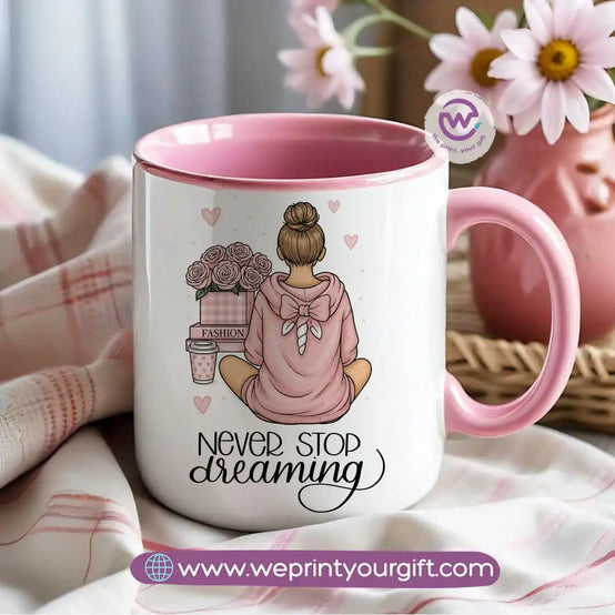 Colored inside mug- Motivation