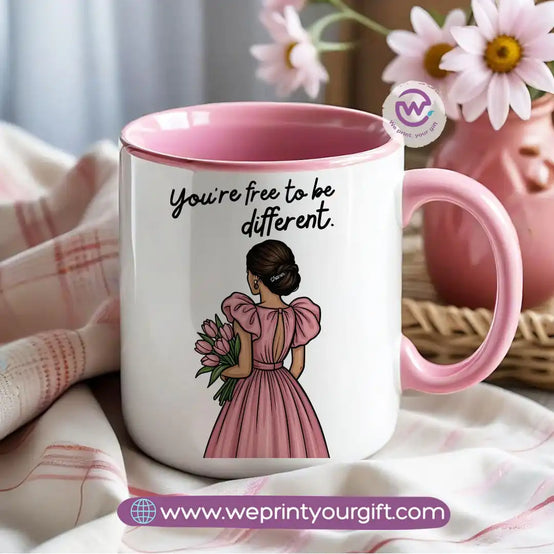 Colored inside mug- Motivation