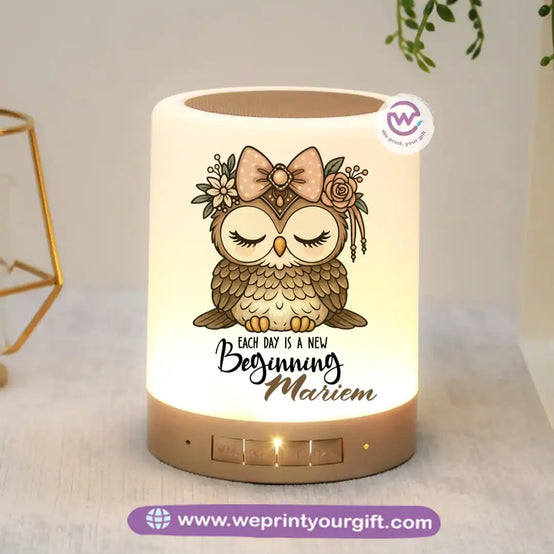 Portable Speaker and Lamp- Owl