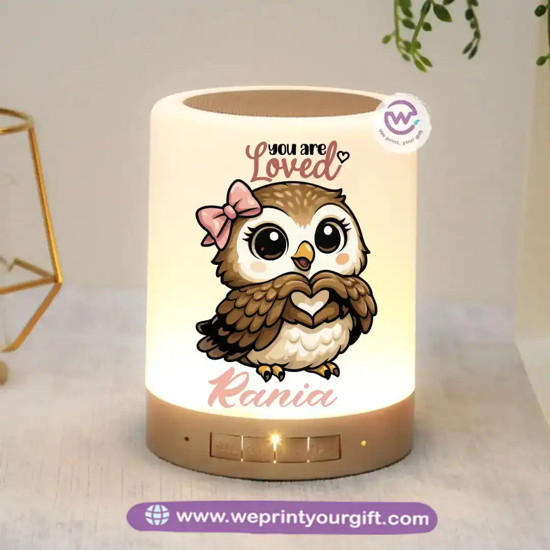 Portable Speaker and Lamp- Owl