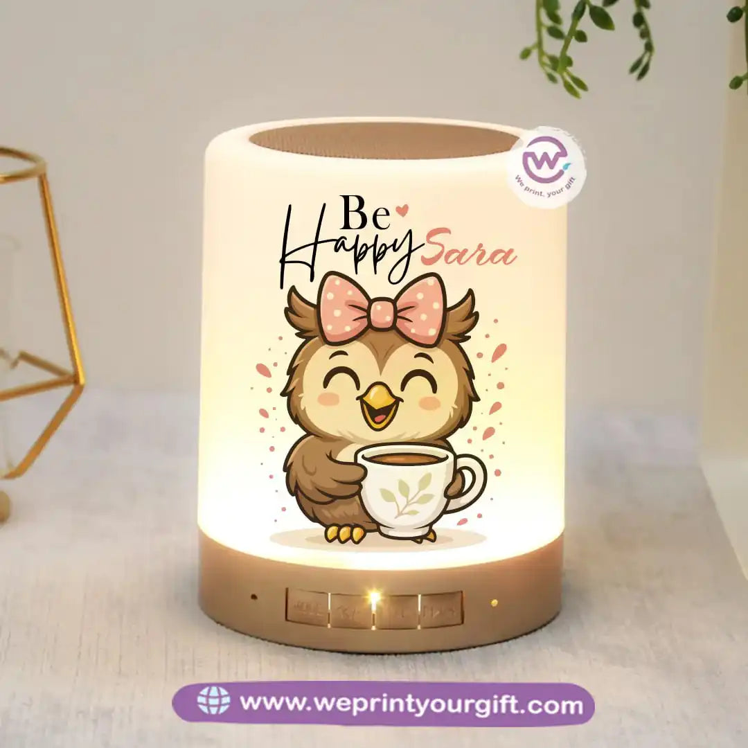 Portable Speaker and Lamp- Owl