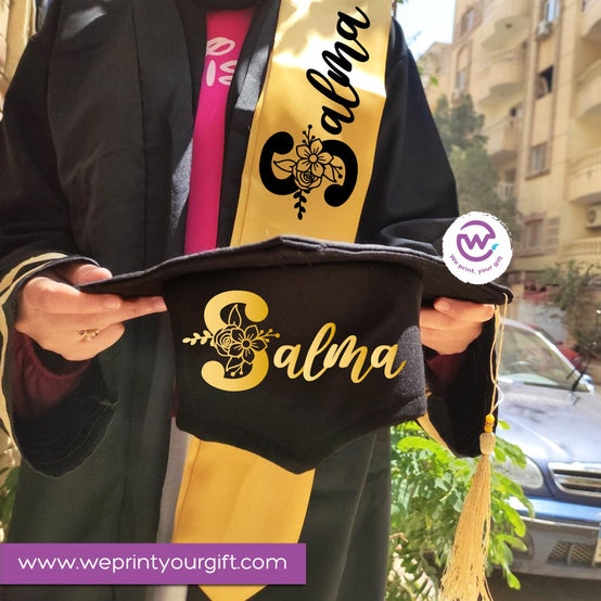 Graduation robe and cap