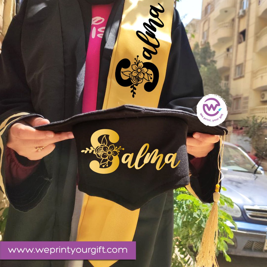 Graduation robe and cap