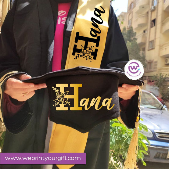 Graduation robe and cap