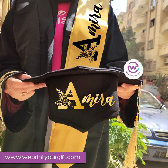 Graduation robe and cap