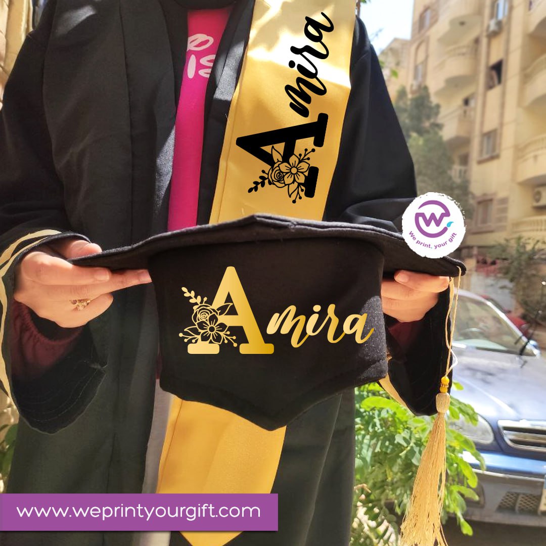 Graduation robe and cap