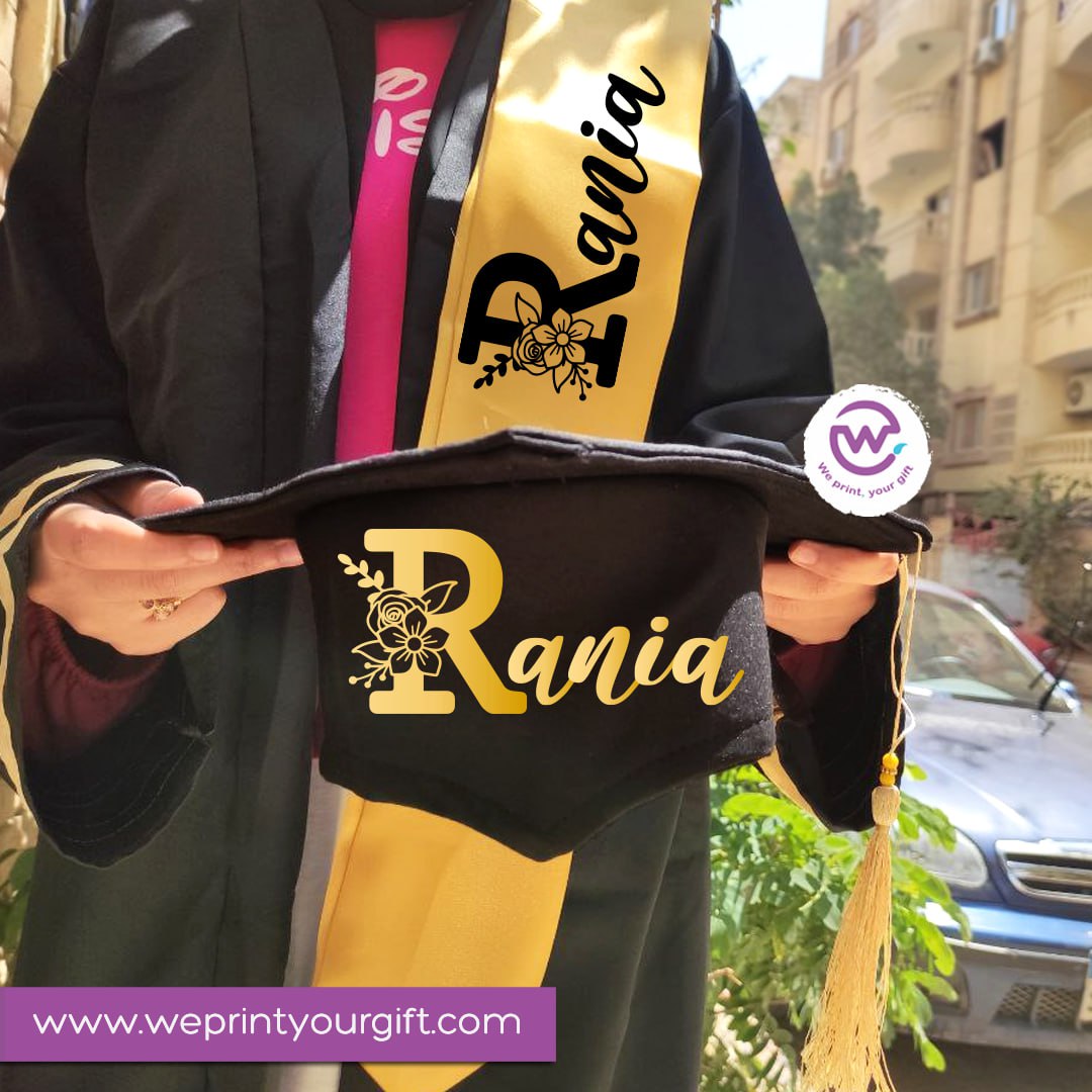 Graduation robe and cap