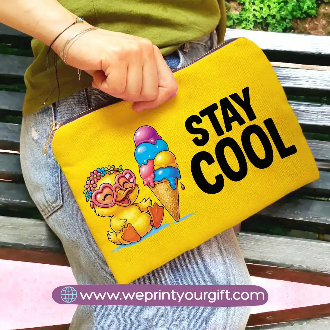 حقيبة مكياج مخصصة - صيف