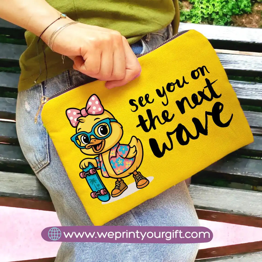 حقيبة مكياج مخصصة - صيف