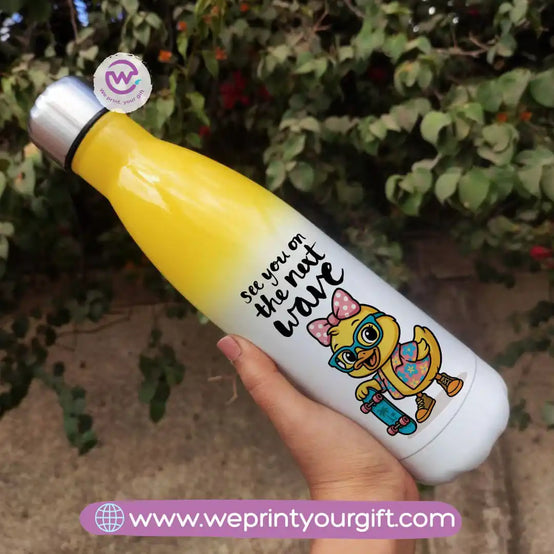 Stainless steel water bottle- Mixed color- Summer