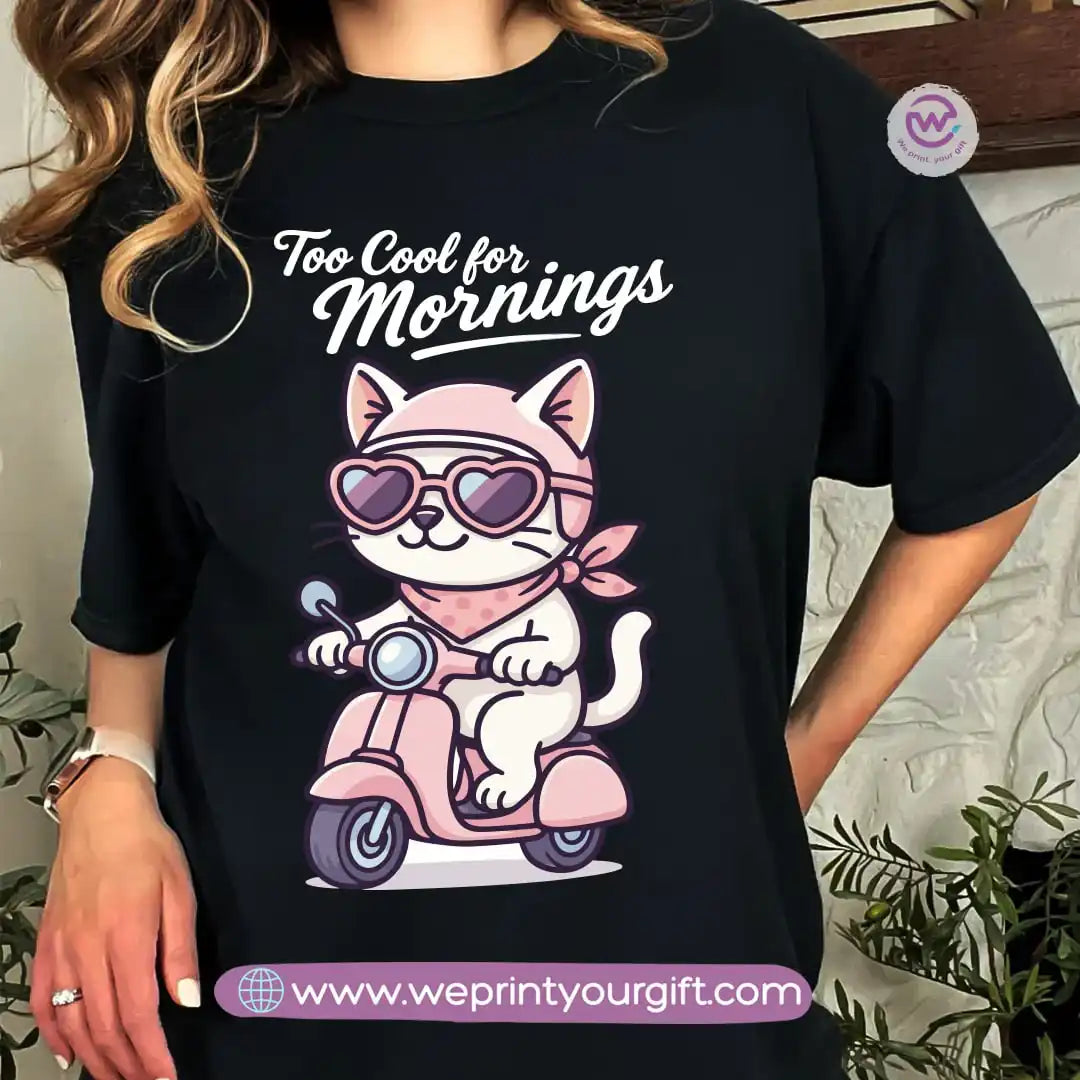 Printed T-shirt-Summer-Cats