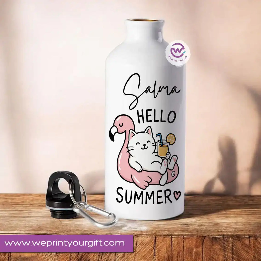 Custom Water Bottle - Cat