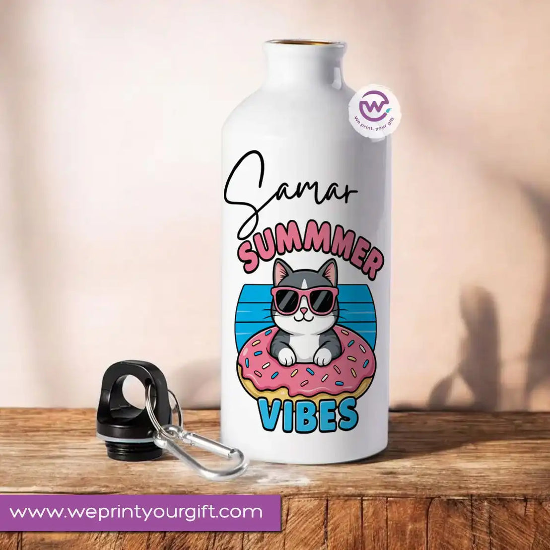 Custom Water Bottle - Cat