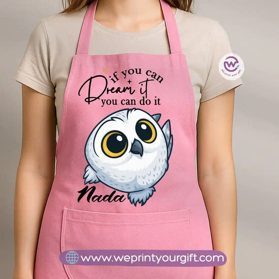 Personalized apron-Owl