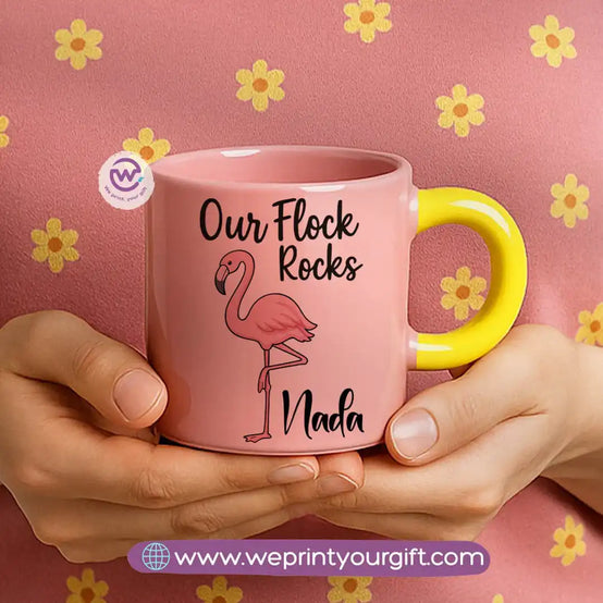 Round handle mug- Unicorn