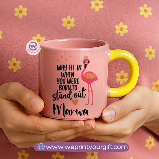 Round handle mug- Unicorn