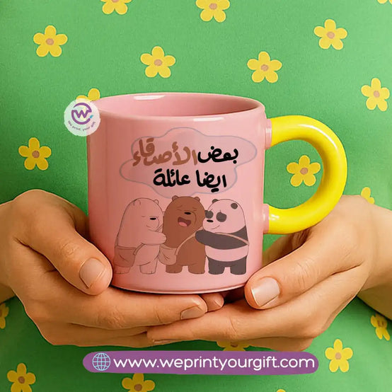 كوب بمقبض دائري - ثلاثة دببة