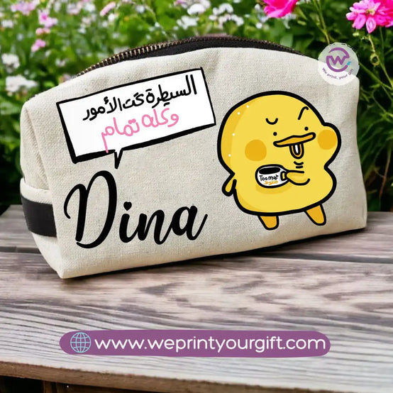Custom makeup bag-Chick comic