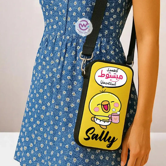 Cross-body Phone Bag-Comic