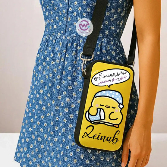 Cross-body Phone Bag-Comic