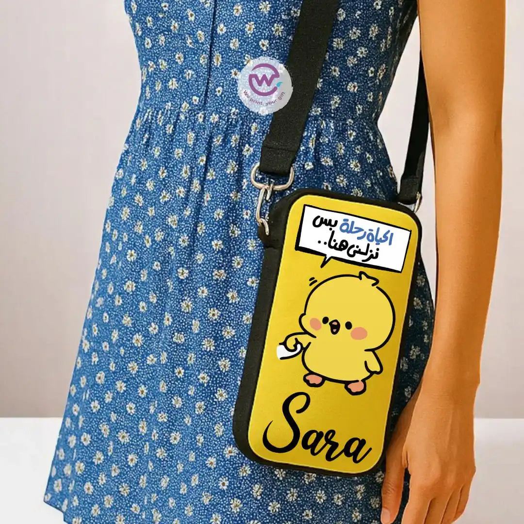 Cross-body Phone Bag-Comic