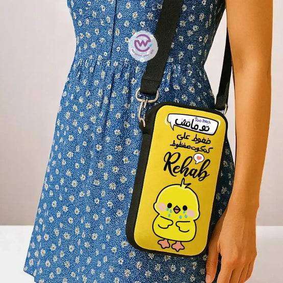 Cross-body Phone Bag-Comic