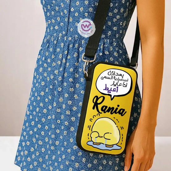 Cross-body Phone Bag-Comic