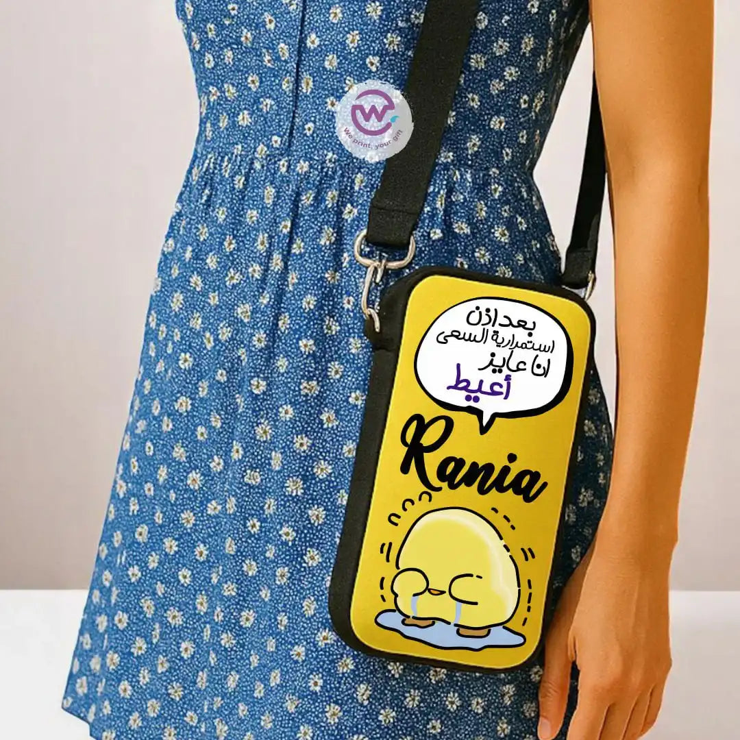 Cross-body Phone Bag-Comic