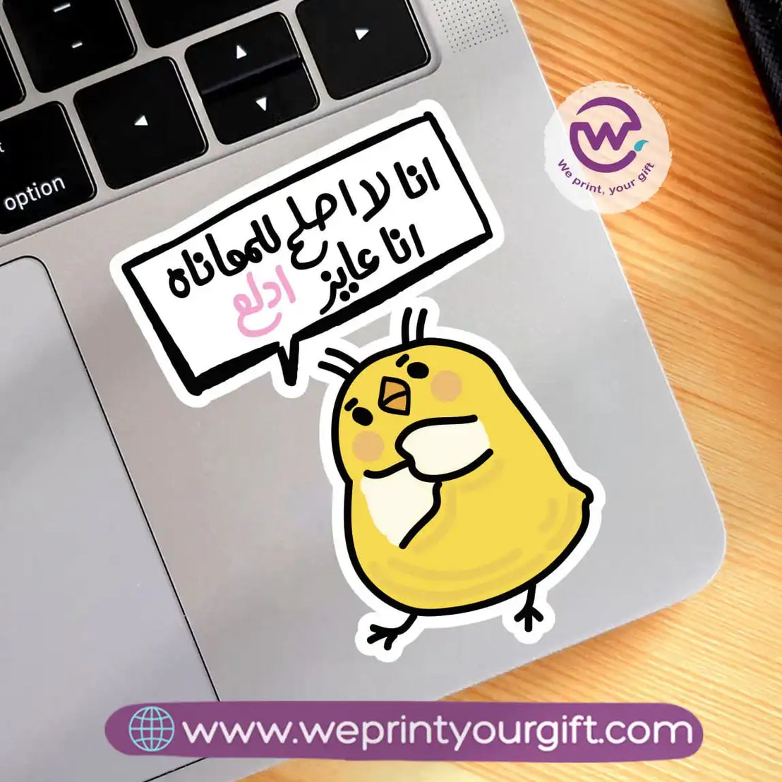 Laptop Sticker- Chick comic