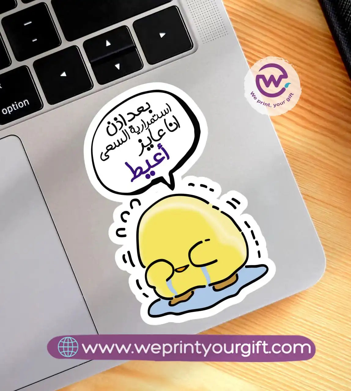 Laptop Sticker- Chick comic