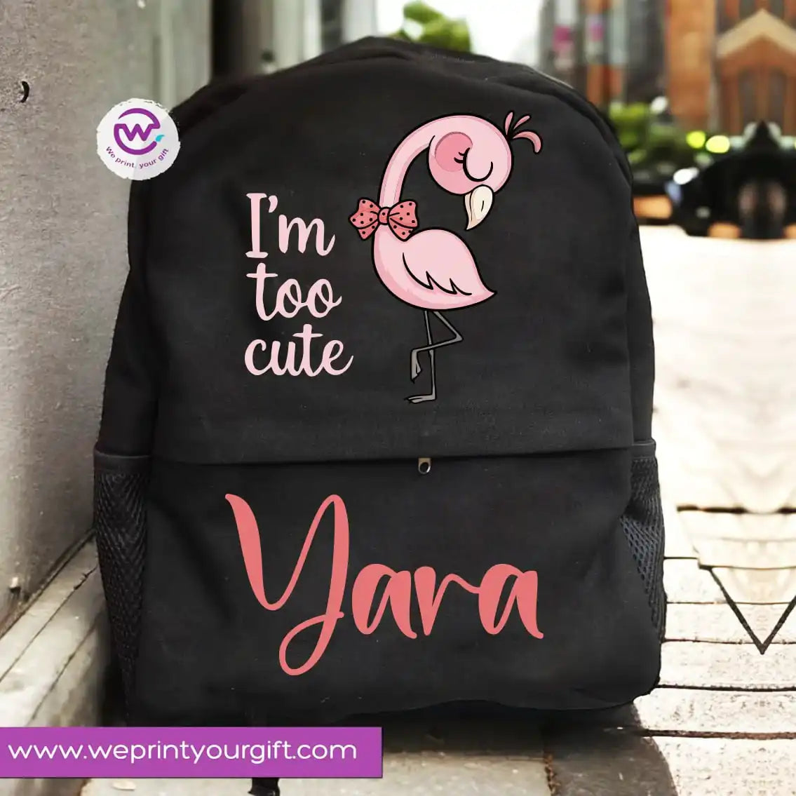 Custom back bag- Unicorn