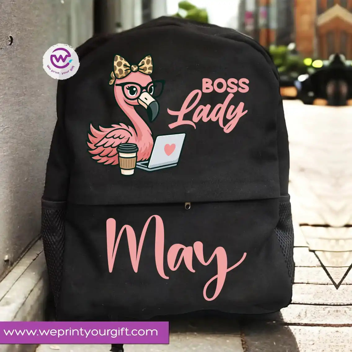 Custom back bag- Unicorn