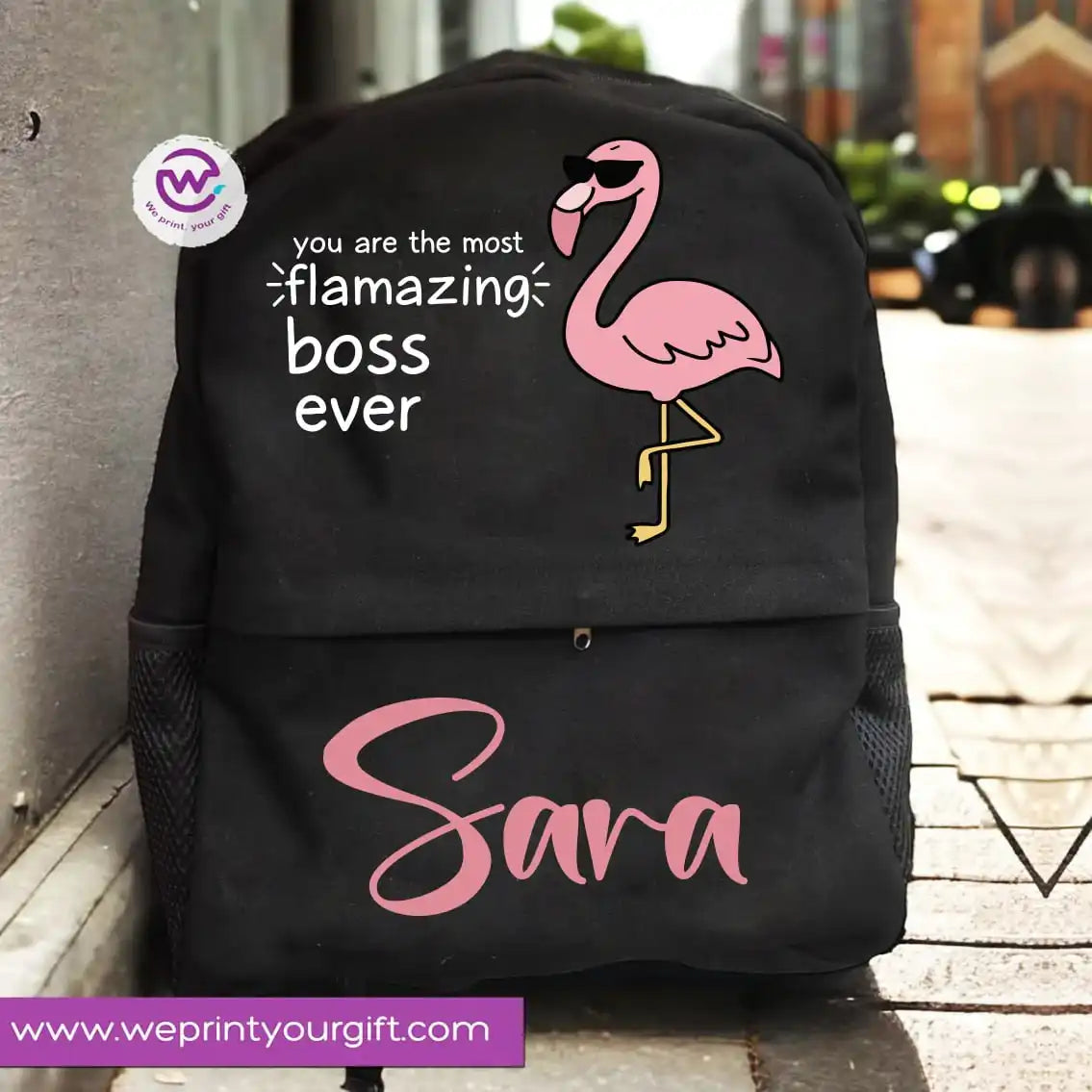 Custom back bag- Unicorn