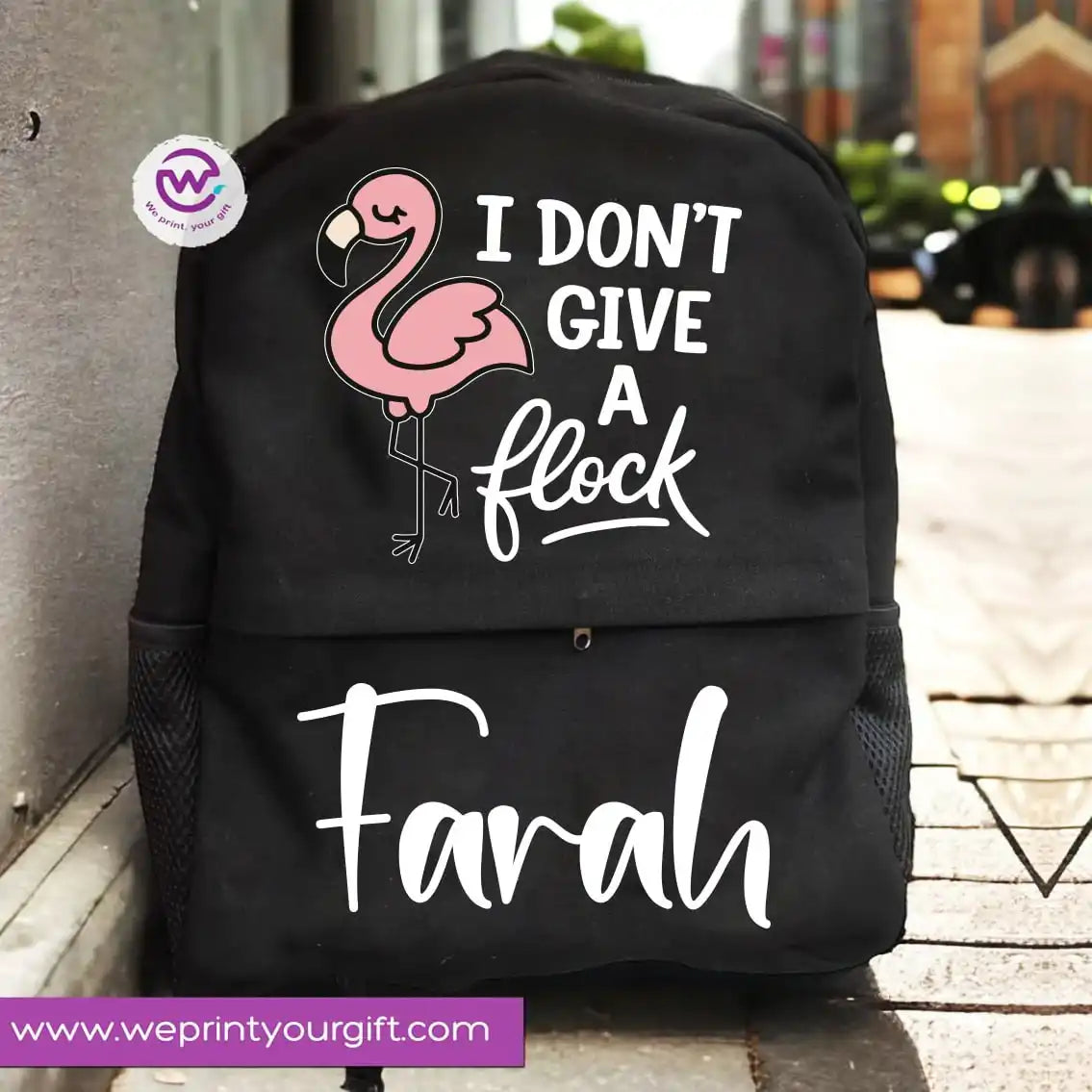 Custom back bag- Unicorn