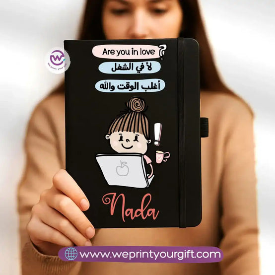 Custom notebook- Rubber notebook- Comic