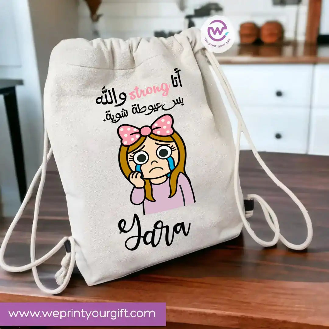 Custom bag-Drawstring bag- Comic