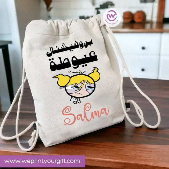 Custom bag-Drawstring bag- Comic