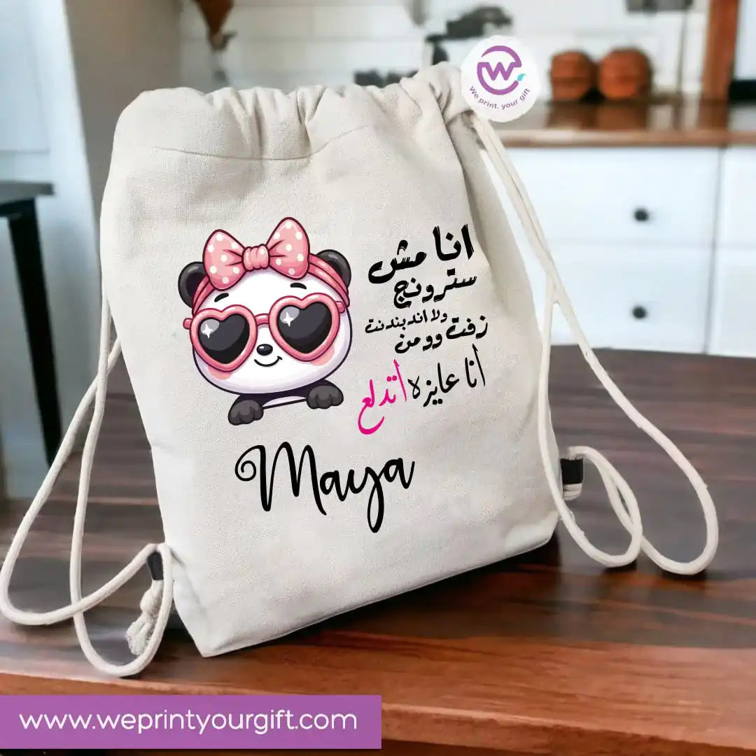 Custom bag-Drawstring bag- Comic