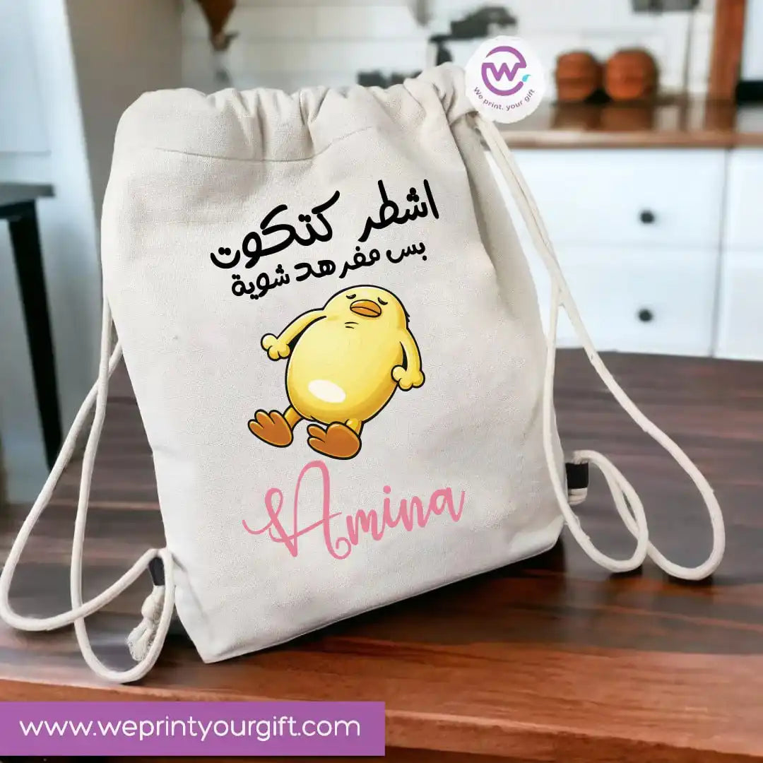 Custom bag-Drawstring bag- Comic