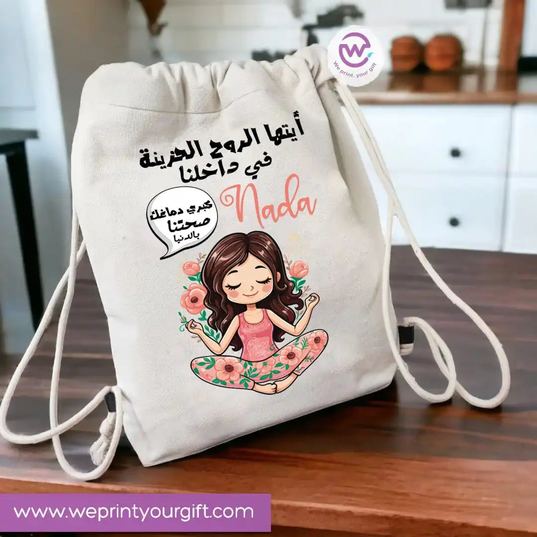 Custom bag-Drawstring bag- Comic