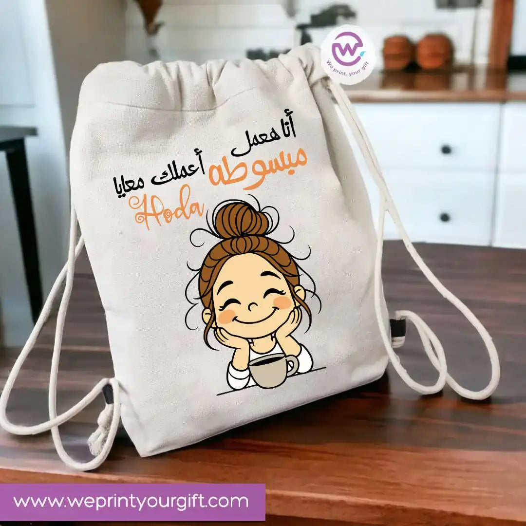 Custom bag-Drawstring bag- Comic