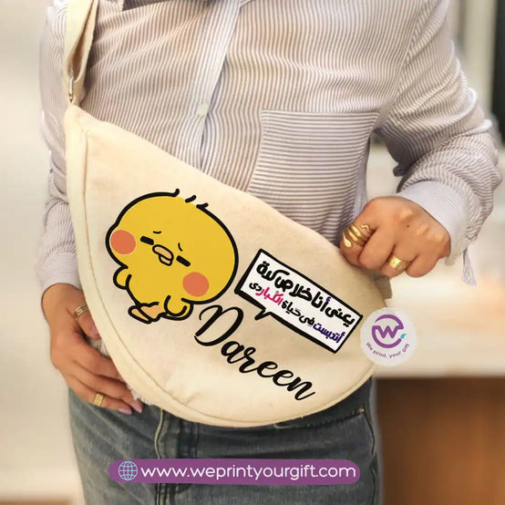 Custom waist bag- chick comic