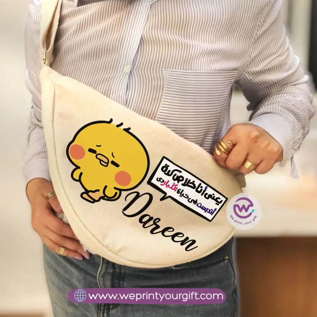 Custom waist bag- chick comic