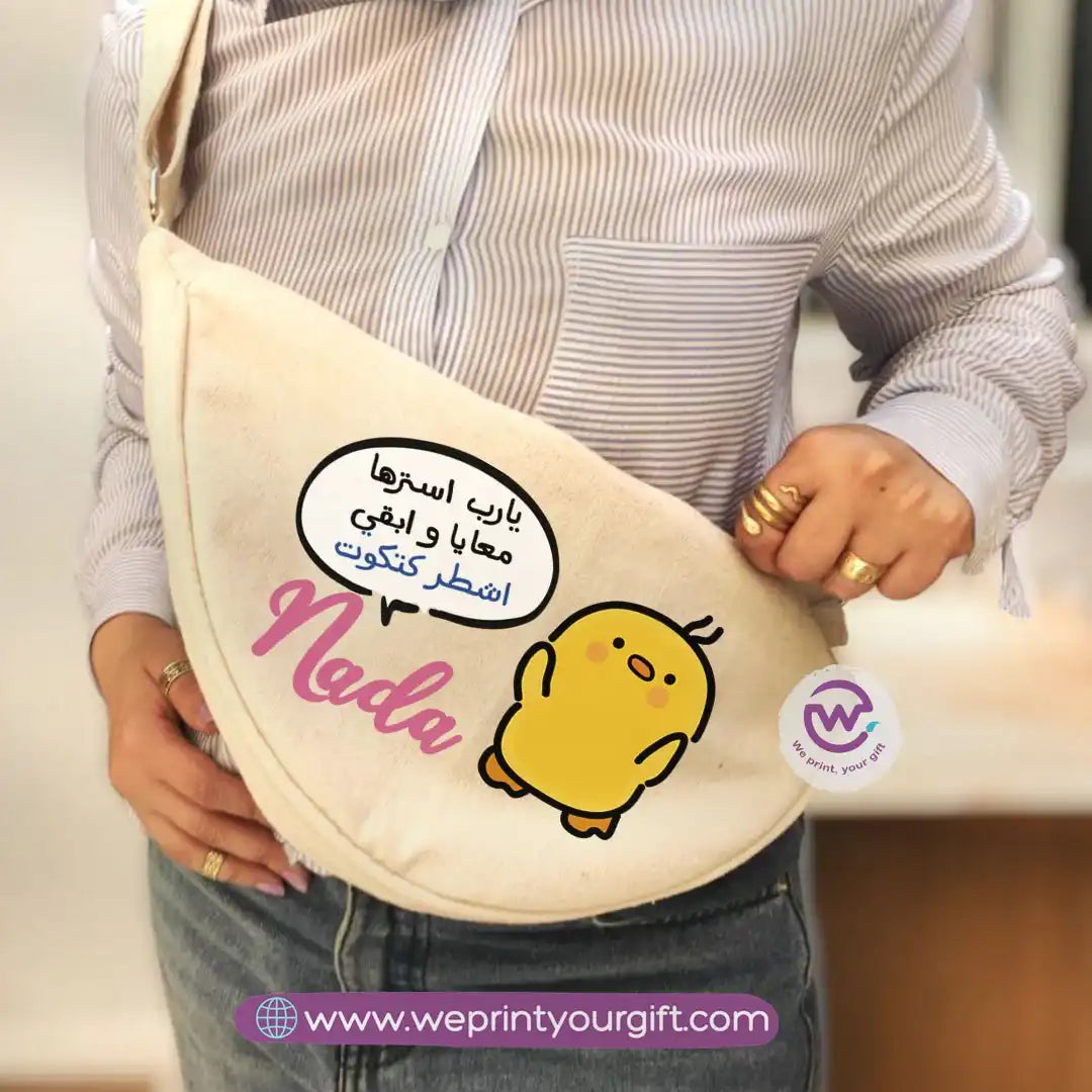 Custom waist bag- chick comic