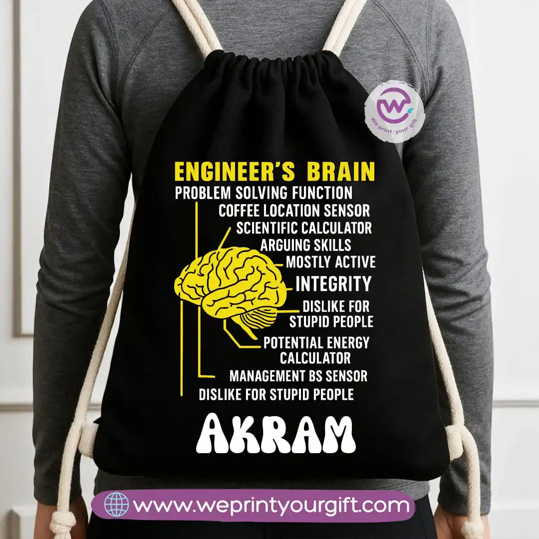 Custom bag-Drawstring bag- Engineers