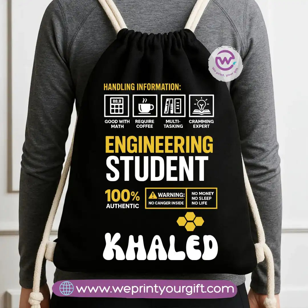 Custom bag-Drawstring bag- Engineers