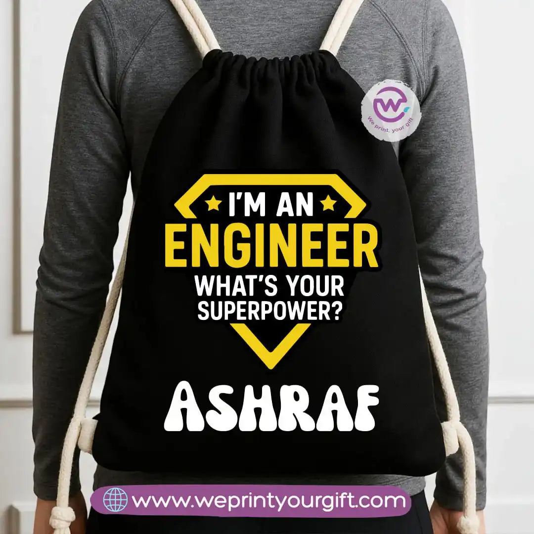 Custom bag-Drawstring bag- Engineers