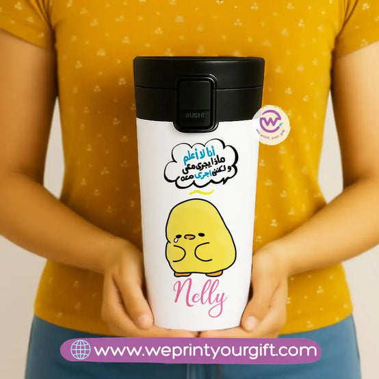 Custom Stainless steel mug- Comic