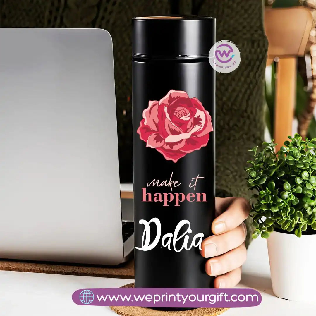 Insulated Thermal Mug- Floral