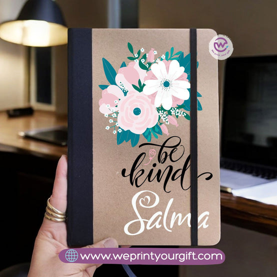 Personalized Notebook- Rubber notebook- Motivation